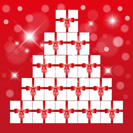 christmas pyramidのイラスト素材