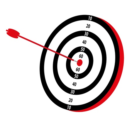 3d targetのイラスト素材