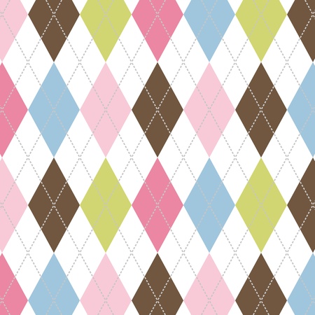 seamless pattern with dotted lines のイラスト素材