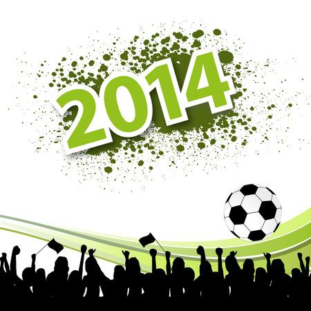 Public Viewing 2014のイラスト素材