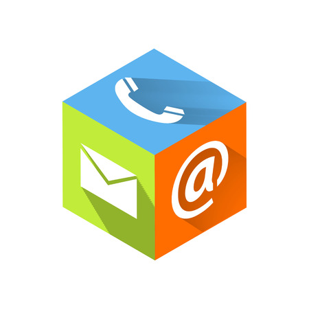 web contact buttonのイラスト素材