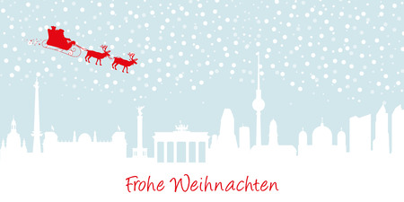 Merry Christmas Berlinのイラスト素材