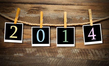 happy new year 2014の写真素材