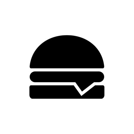 Burger vector iconのイラスト素材