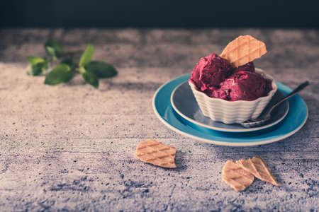 Ice is melting awayの写真素材