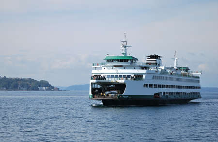 Ferry in Seattle, Washingtonのeditorial素材