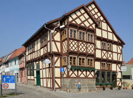 Old Town of Quedlinburg, Saxony - Anhaltのeditorial素材