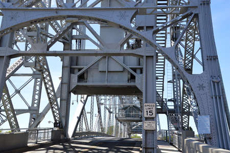 Steel Bridge in Duluth, Minnesotaのeditorial素材
