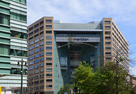 Downtown Detroit, Michiganのeditorial素材