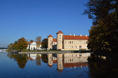 Castle and Park Rheinsberg, Brandenburgのeditorial素材