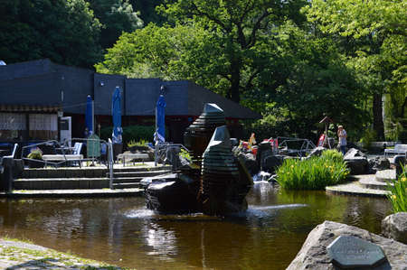 Park in Bad Harzburg, Lower Saxonyのeditorial素材