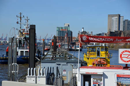 Port of Hamburg, Germanyのeditorial素材