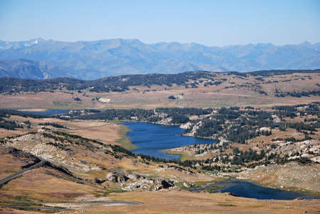 Landscape in the Beartooth Mountains, Montanaの写真素材
