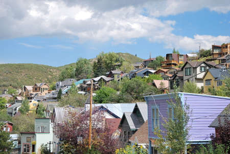 Park City in the Wasatch Mountains, Utahのeditorial素材