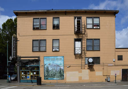 Downtown Olympia, Washingtonの写真素材