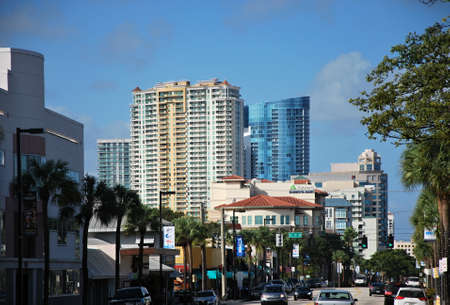 Downtown Fort Lauderdale, Floridaのeditorial素材