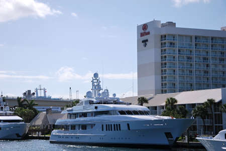 Marina in Fort Lauderdale, Floridaのeditorial素材
