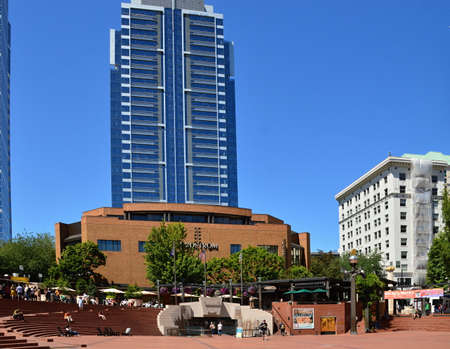 Downtown Portland, Oregonのeditorial素材