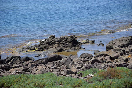 Coast Line on the Island of Sardinia, Italyの写真素材