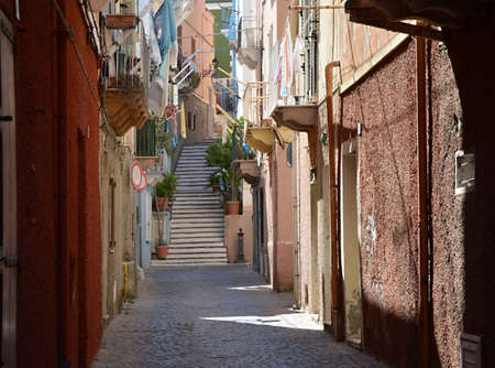 Old Town of Carloforte, San Pietro, Sardinia, Italy