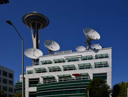 Uptown Seattle, Washingtonの写真素材