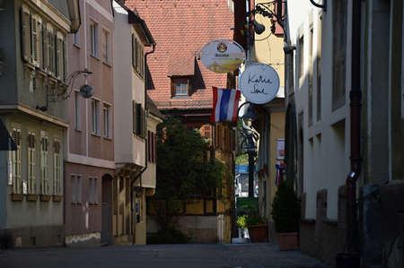 Old Town of Bad Cannstatt, Stuttgart, Baden - Wuerttembergのeditorial素材