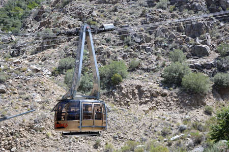 Aerial Tramway at Mount San Jacinto, Californiaのeditorial素材