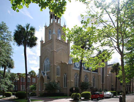 Church in the Old Town of Savannah, Georgia