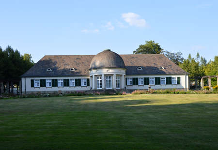 Park In the Resort Bad Pyrmont, Lower Saxonyのeditorial素材