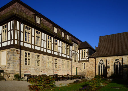 Historical Monastery Loccum, Lower Saxonyの写真素材