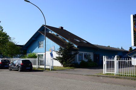 Industrial Park Vorbrueck in the Town Walsrode, Lower Saxonyの写真素材