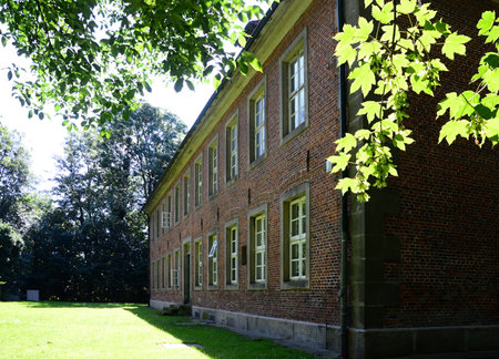 Historical Court House in the Town of Otterndorf, Lower Saxonyの写真素材