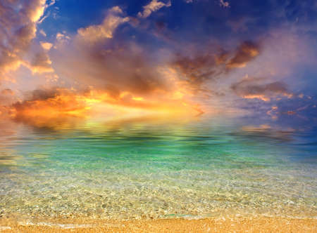 Beautiful seascape  Composition of the natureの写真素材