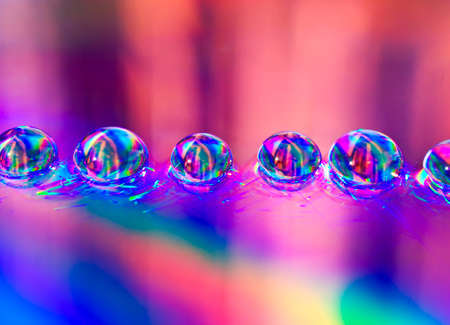 Abstract water drops