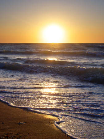 Beautiful seascape during sundown