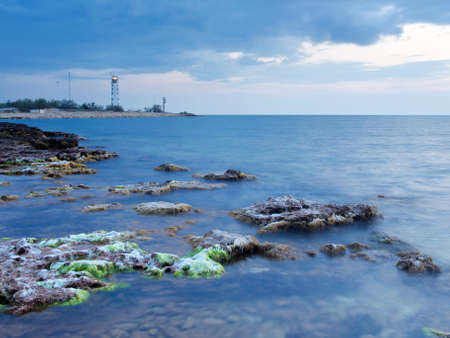 Beautiful seascape during sundown