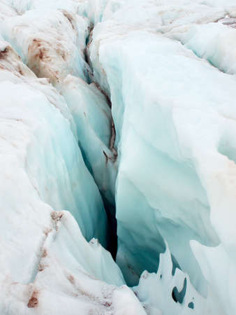 Ice in the glacier の写真素材