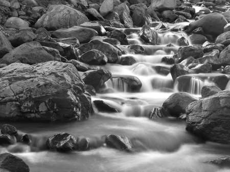 River and stones as backgroundの写真素材
