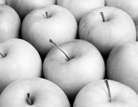 Monochrome apples  Concept and ideaの写真素材