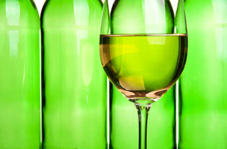 White wine conceptの写真素材