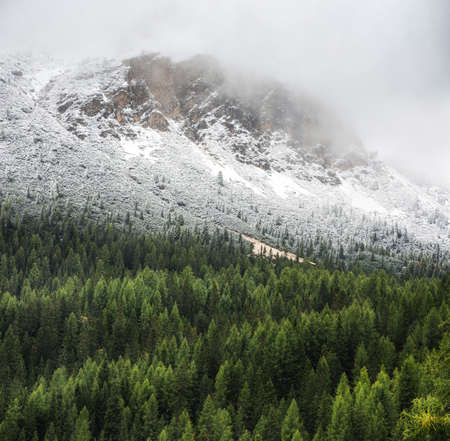 Mountain panorama in the Italy. Beautiful natural landscape in the Italy mountainの写真素材