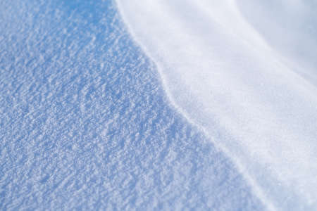 Snow as a background. Snow crystals as an abstract background. Nature composition.の写真素材