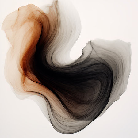 abstract black smoke on a white background. monochrome colorの素材