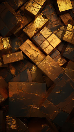 abstract background made of fractal shapes, computer-generated image.の素材