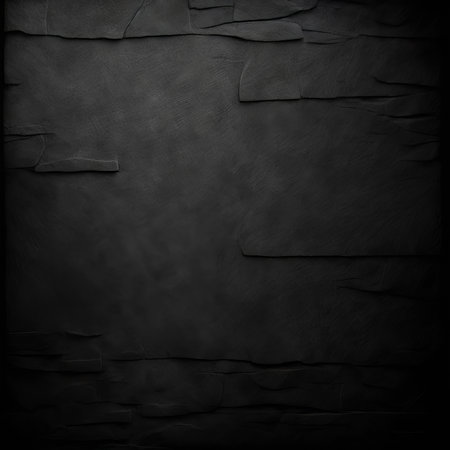 Black paper texture or background with copy space for text or image.の素材