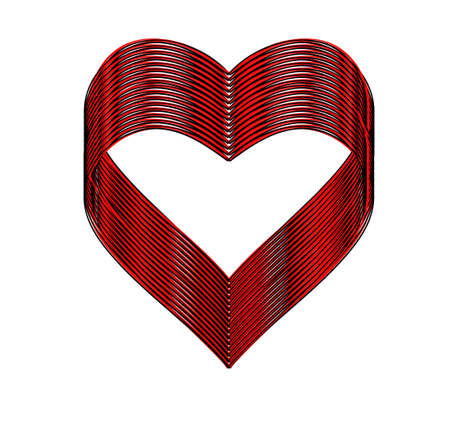 heart patternのイラスト素材