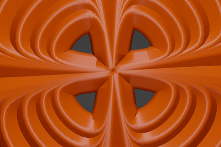 Orange color rectangle pattern texture, ornament background wallpaper for desktop and webの写真素材