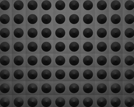Ornament dots on black background, geometric pattern for textile desktop wallpaper and web siteの写真素材
