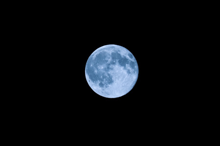 Once in a blue moon.の写真素材