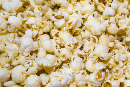 Close up of pop corns.の写真素材